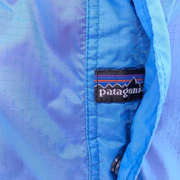 Vintage Patagonia Mens Medium Flux Jacket Windbreaker Reversible Nylon Neon - Picture 12 of 15